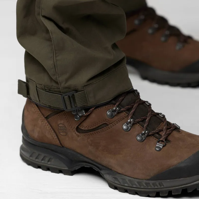 Fjallraven Drev Hybrid Mens Trousers in Dark Olive-11