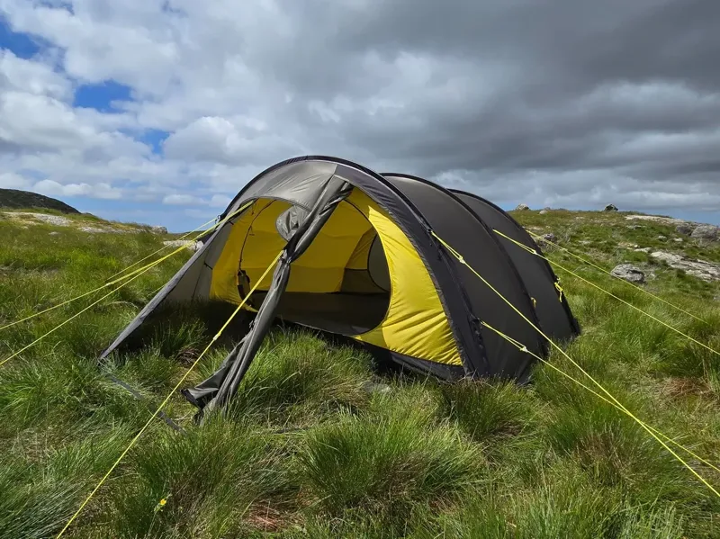 Nortent Ly 2 Silnylon 4S Tent with Footprint in Army Green-13