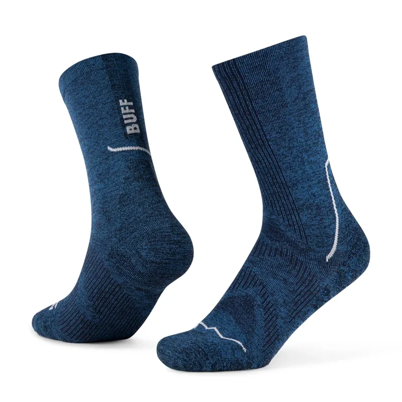 Buff Dryflx Crew Socks in Blue