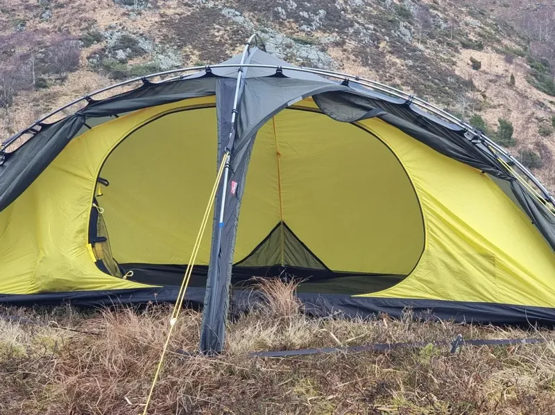Nortent Vern 1 Silnylon 3S Tent with Footprint in Army Green-3