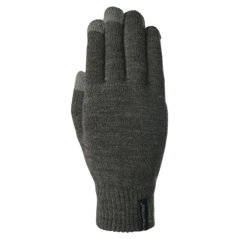 Extremities Thinny Touch Glove in Grey Marl