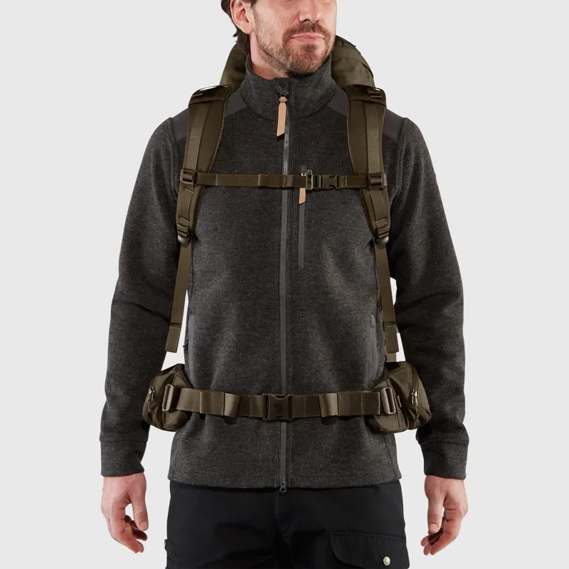 Fjallraven Singi 48 Backpack in Dark Olive-3