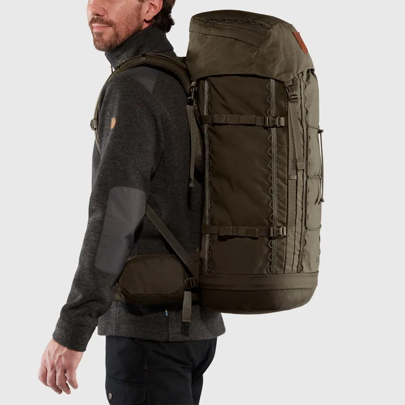 Fjallraven Singi 48 Backpack in Dark Olive-4