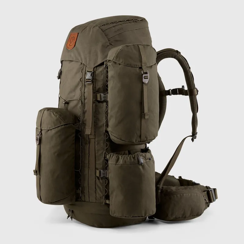 Fjallraven Singi 48 Backpack in Dark Olive-6