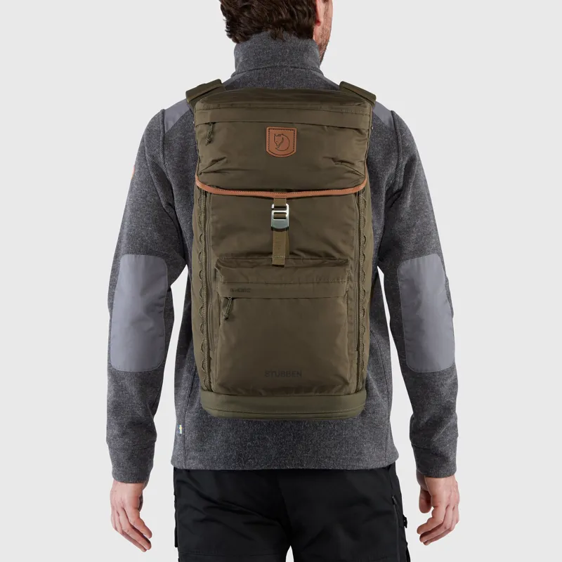 Fjallraven Singi Stubben Backpack in Dark Olive-6
