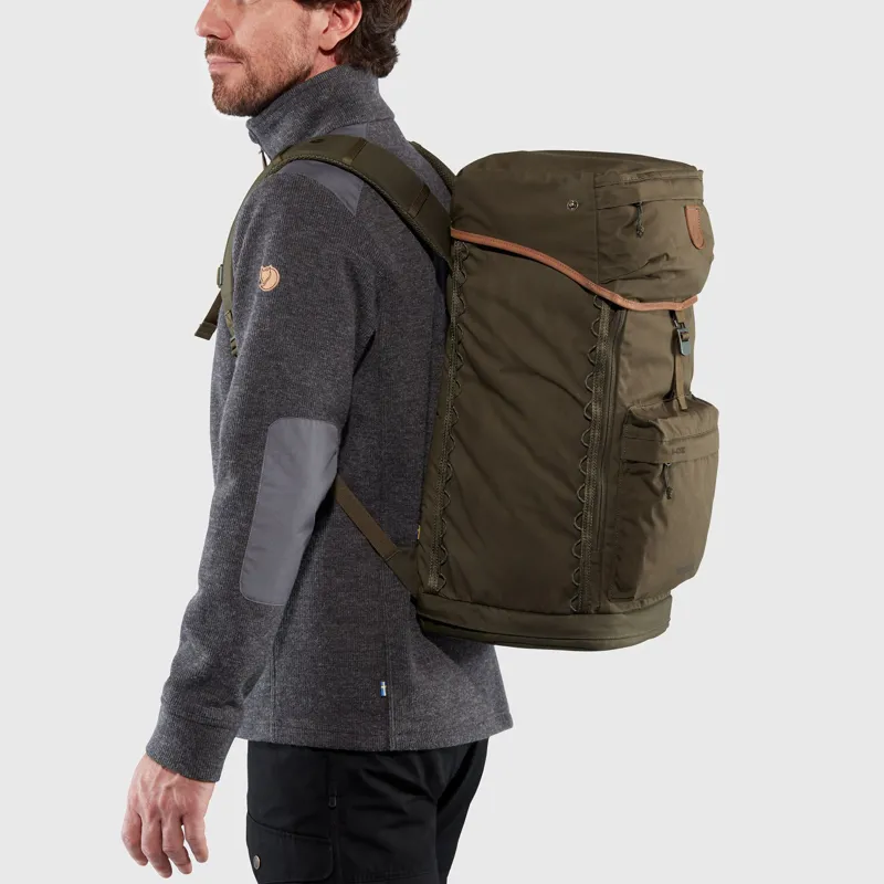 Fjallraven Singi 48 Backpack in Dark Olive-12