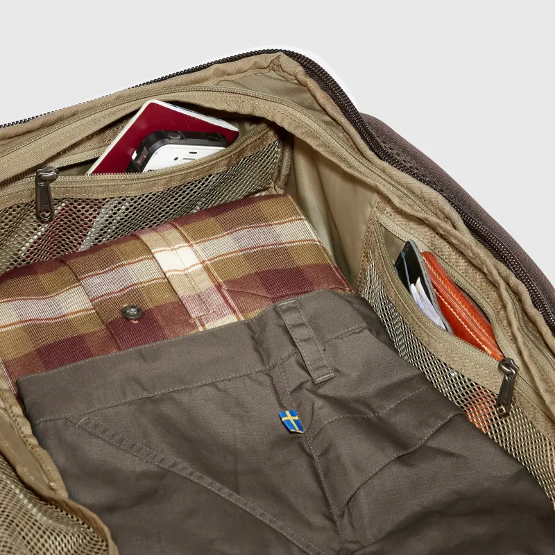 Fjallraven Splitpack Unisex Duffel Bag in Black-5