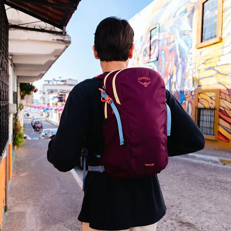 Osprey Daylite Daypack in Moody Burgundy-5