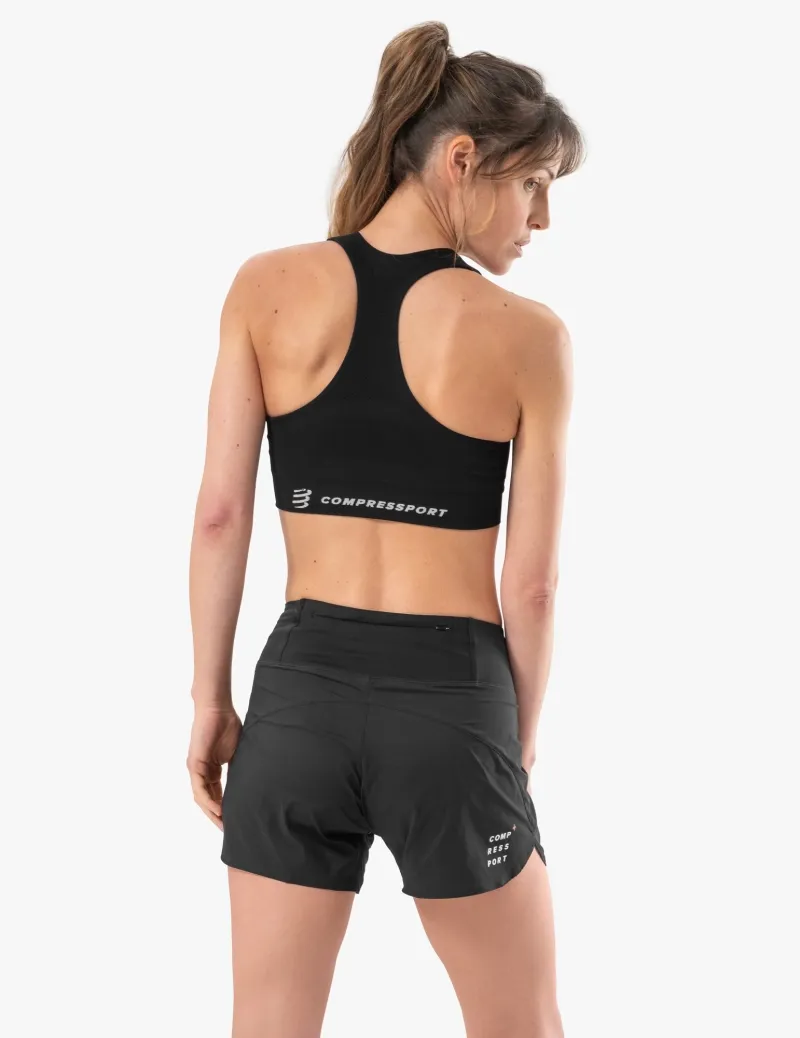 CompresSport Feelfree Seamless Running Bra in Black-8