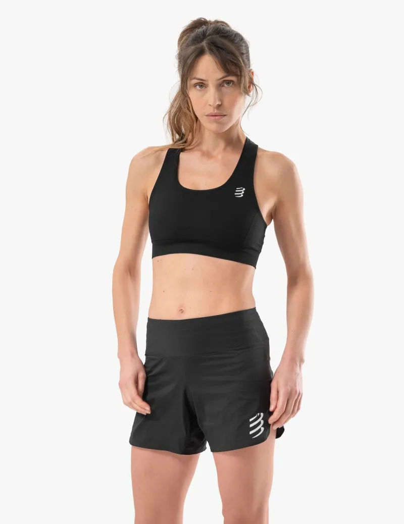 CompresSport Feelfree Seamless Running Bra in Black-12