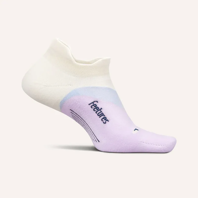 Feetures Elite Light Cushion Tab Unisex Socks in Lilac Breeze