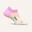 Feetures Elite Light Cushion Tab Unisex Socks in Pink Citrus