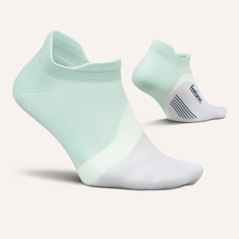 Feetures Elite Light Cushion Tab Unisex Socks in Supine Sage-1
