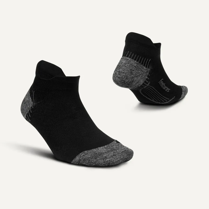 Feetures PF Relief Light Cushion Tab Unisex in Black-1
