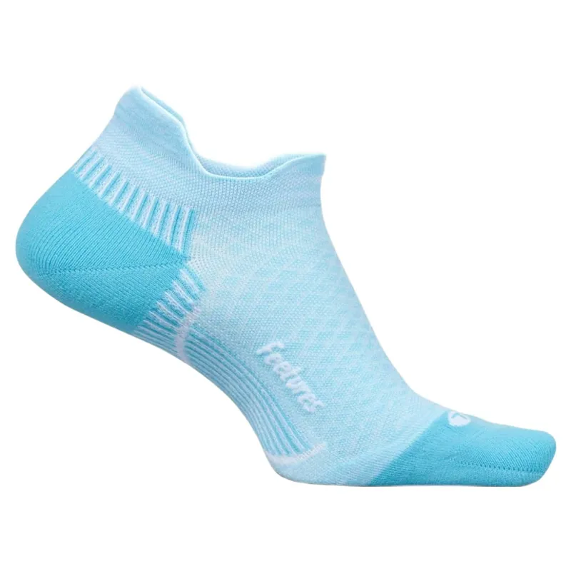 Feetures PF Relief Light Cushion Tab Unisex Socks in Blue Topaz