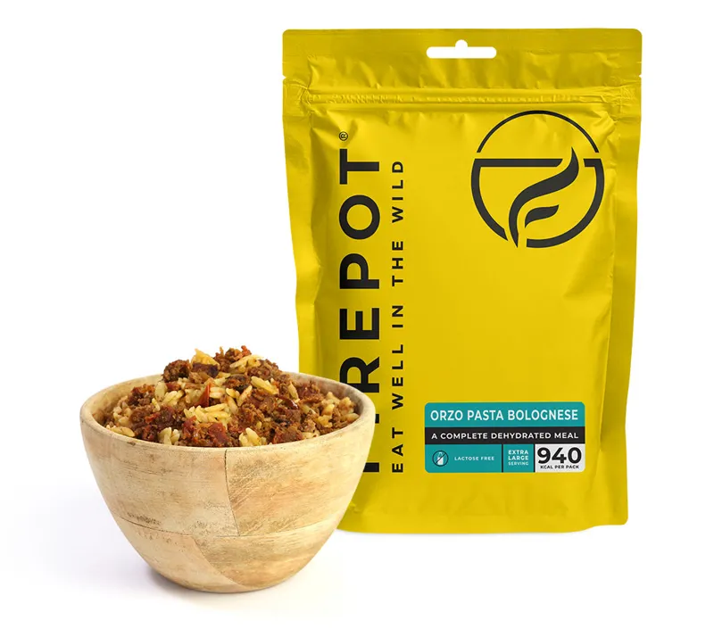 Firepot Food Dehydrated Meals Orzo Pasta Bolognese 200g 940kcal