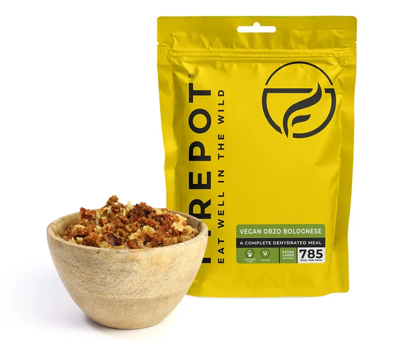 Firepot Food Orzo Pasta Bolognese Dehydrated Meal 200g