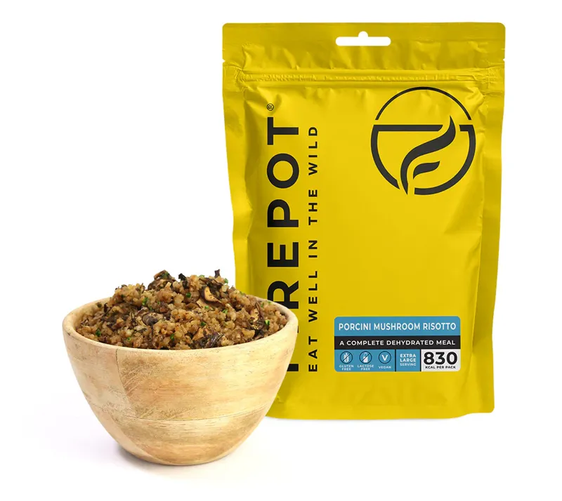 Firepot Food Dehydrated Meals Porcini Mushroom Risotto 200g 830kcal