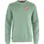 Fjallraven 1960 Logo Badge Sweater Mens in Misty Green