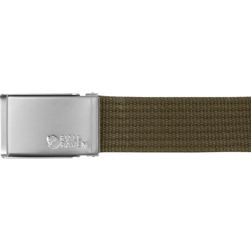 Fjallraven Canvas Belt in Dark Olive-1