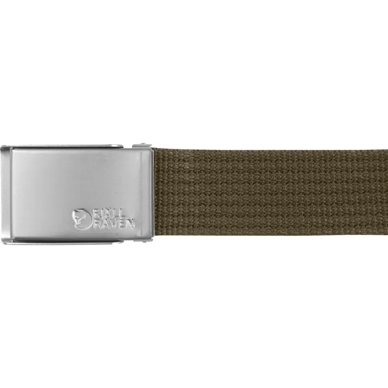 Fjallraven Canvas Belt in Dark Olive-2