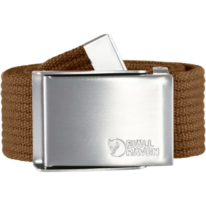 Fjallraven Canvas Belt in Timber Brown