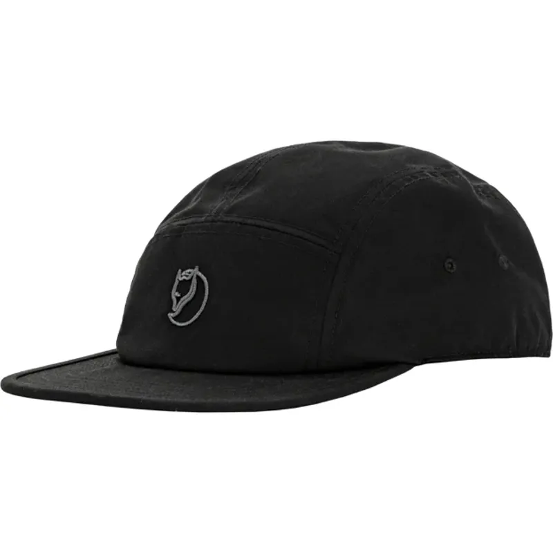 Fjallraven Flat Brim Cap in Black