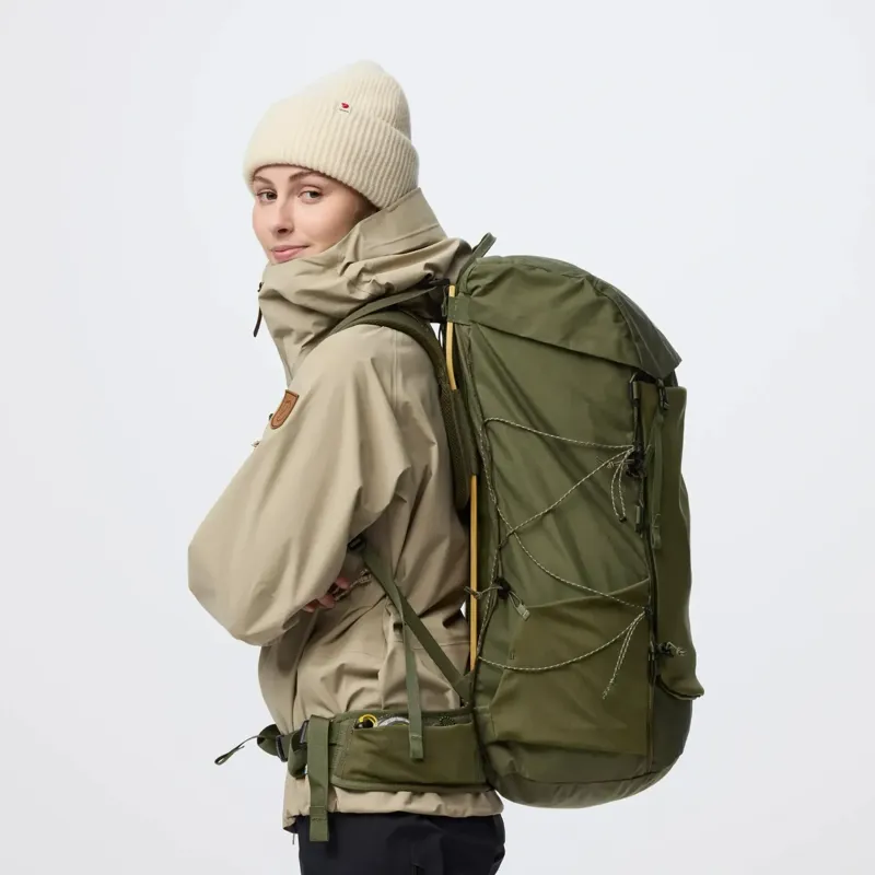 Fjallraven Kajka X-Latt 45 S/M Lightweight Backpack in Green-3