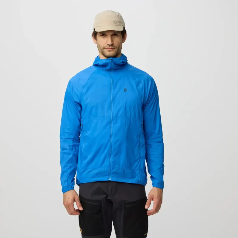 Fjallraven Keb Latt Wind Jacket Mens in Mountain Blue-2