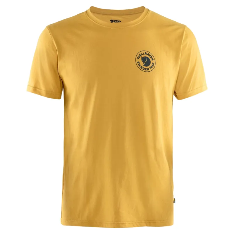 Fjallraven 1960 Logo T-Shirt Mens in Ochre