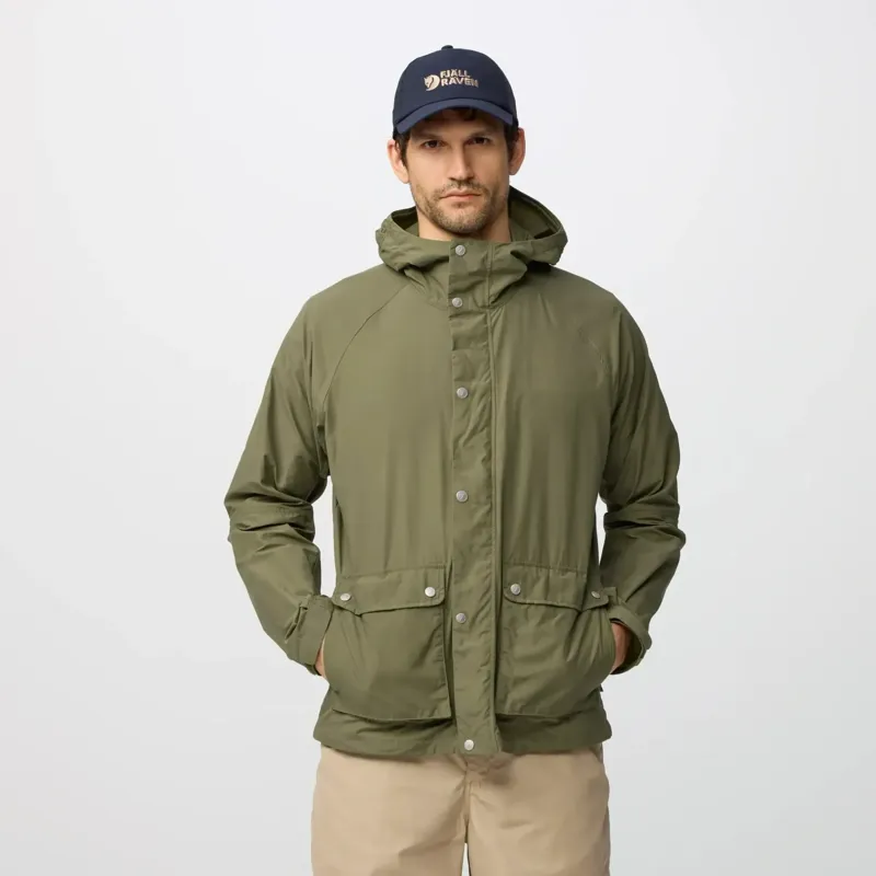 Fjallraven Vardag Vindby Jacket Mens in Green-2