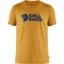 Fjallraven Logo T-Shirt Mens in Ochre