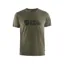 Fjallraven Logo Mens T-Shirt in Dark Olive