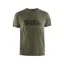 Fjallraven Logo T-Shirt Mens in Dark Olive