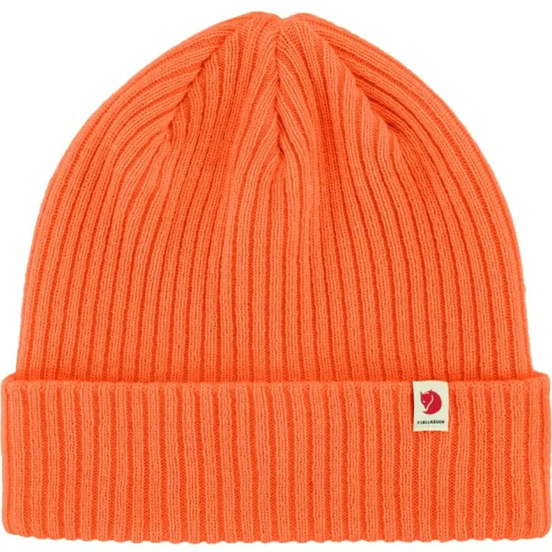 Fjallraven Rib Hat in Safety Orange-2