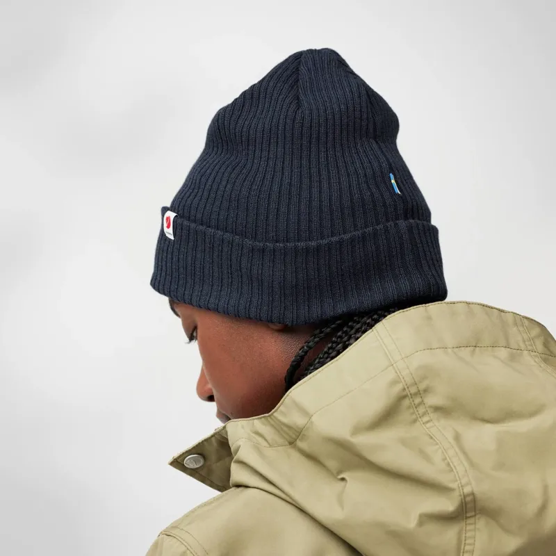 Fjallraven Rib Hat in Dark Navy-4