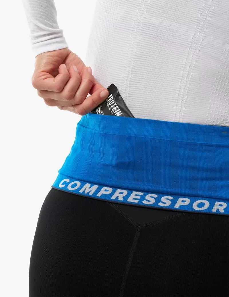Compressport Free Belt 2.0 in Princess Blue/Peacoat-2