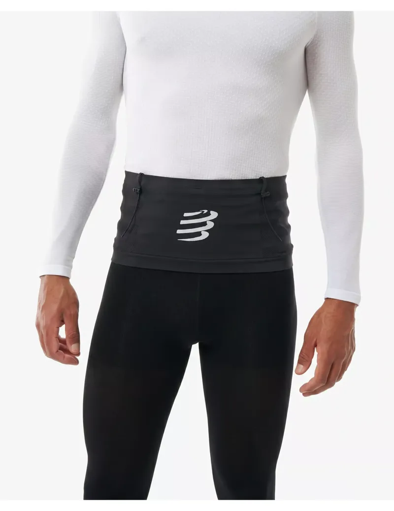 Compressport Free Belt Pro 2.0 in Black/White