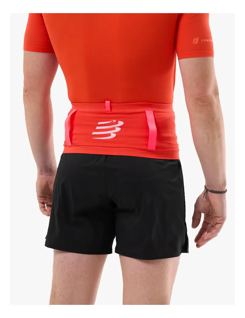 Compressport Free Belt Pro in Tigerlily/Fluo Red-1