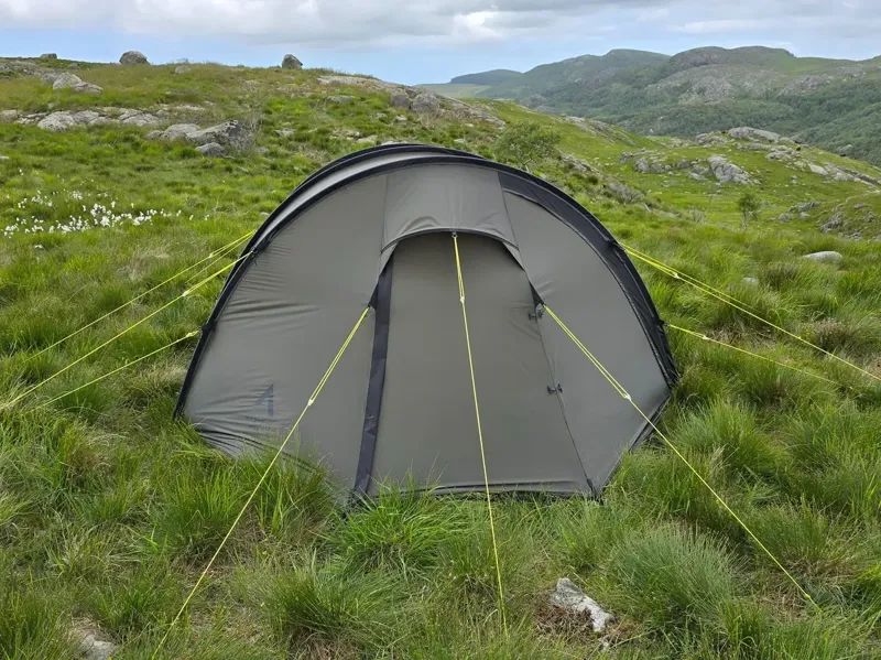Nortent Ly 2 Silnylon 4S Tent with Footprint in Army Green-2