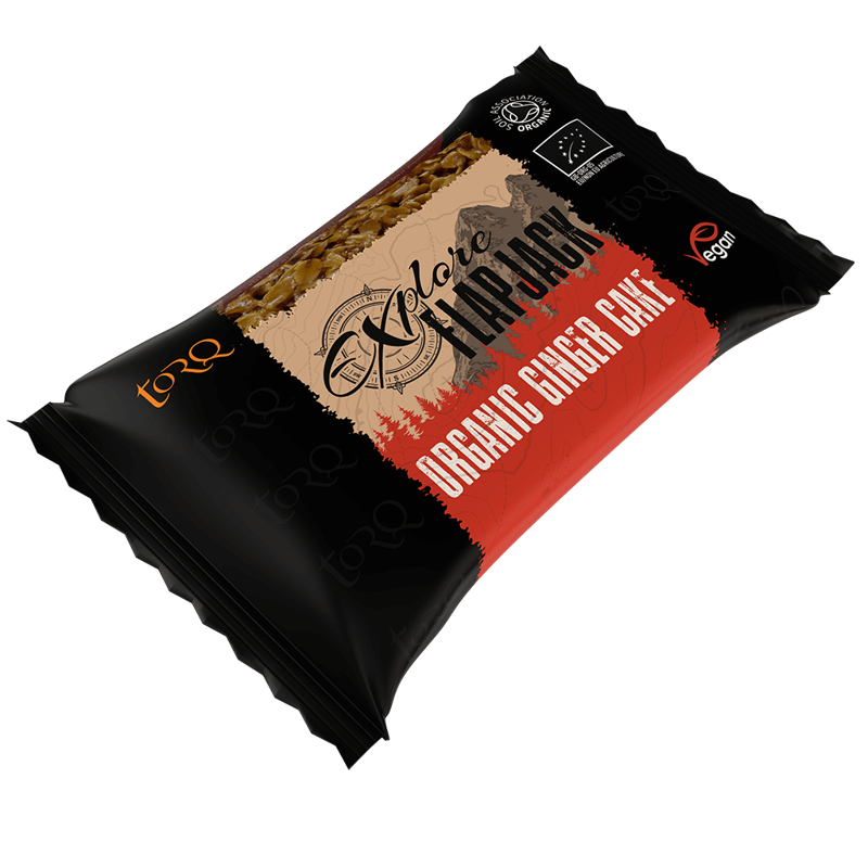 Torq Explore Flapjack Organic Ginger Cake in Brown-2
