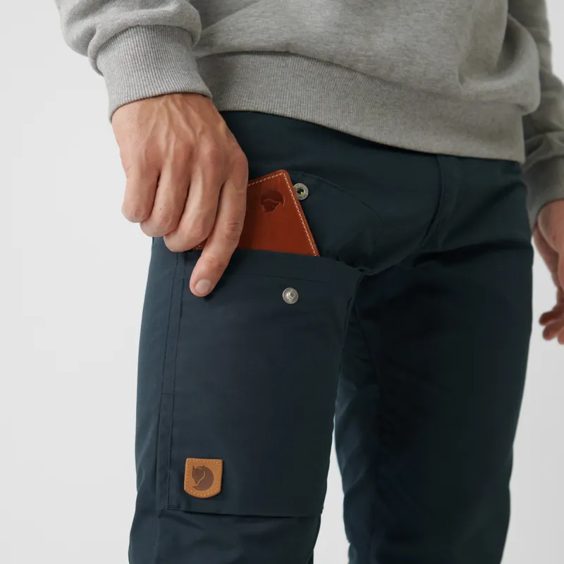 Fjallraven Regular Greenland Jeans Mens in Dark Navy