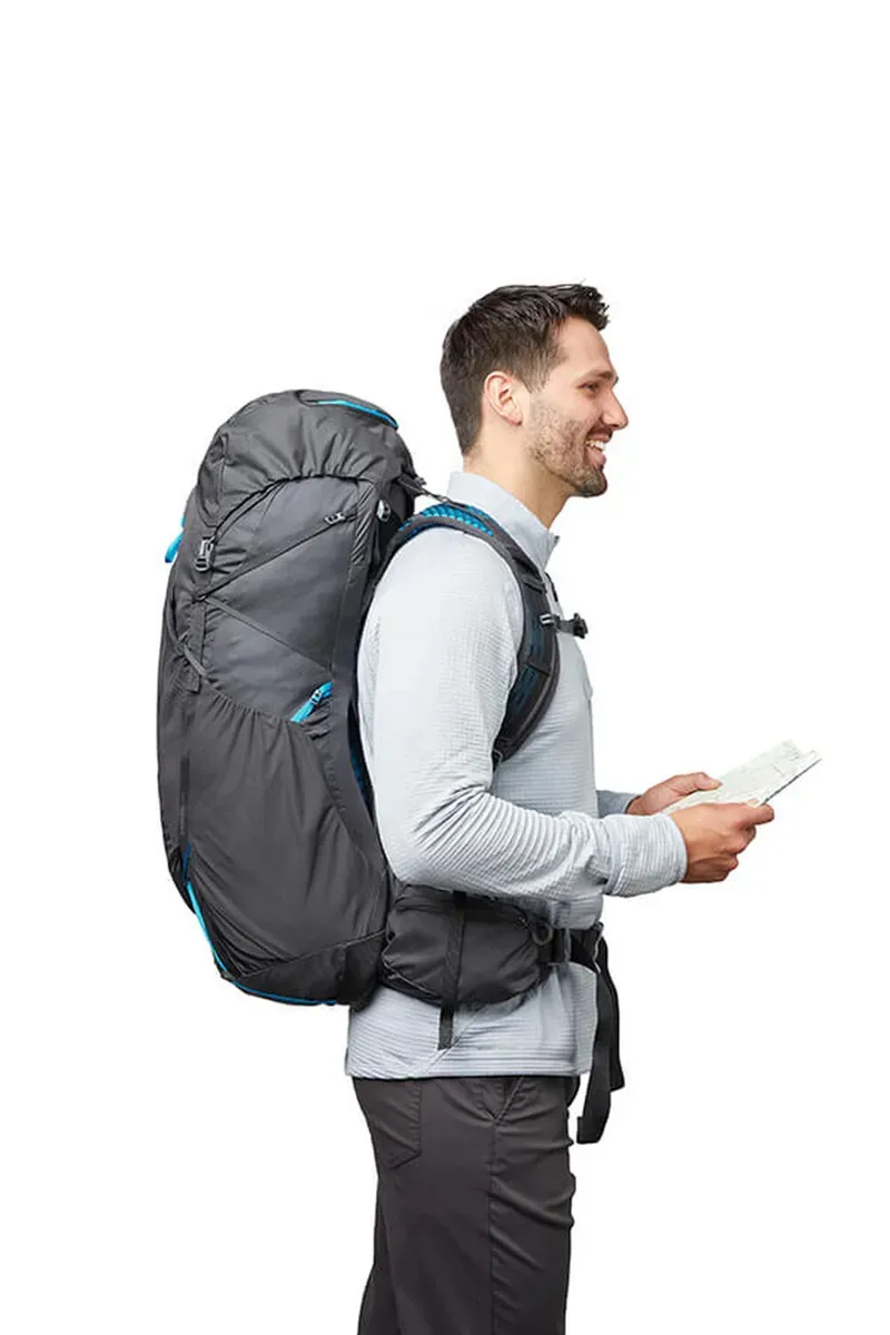 Gregory Focal 48L Rucksack Large in Ozone Black-6