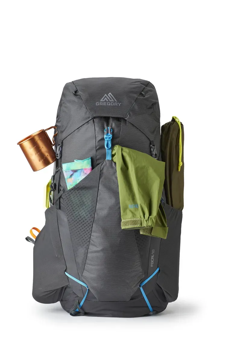 Gregory Focal 48L Rucksack Medium in Ozone Black-5