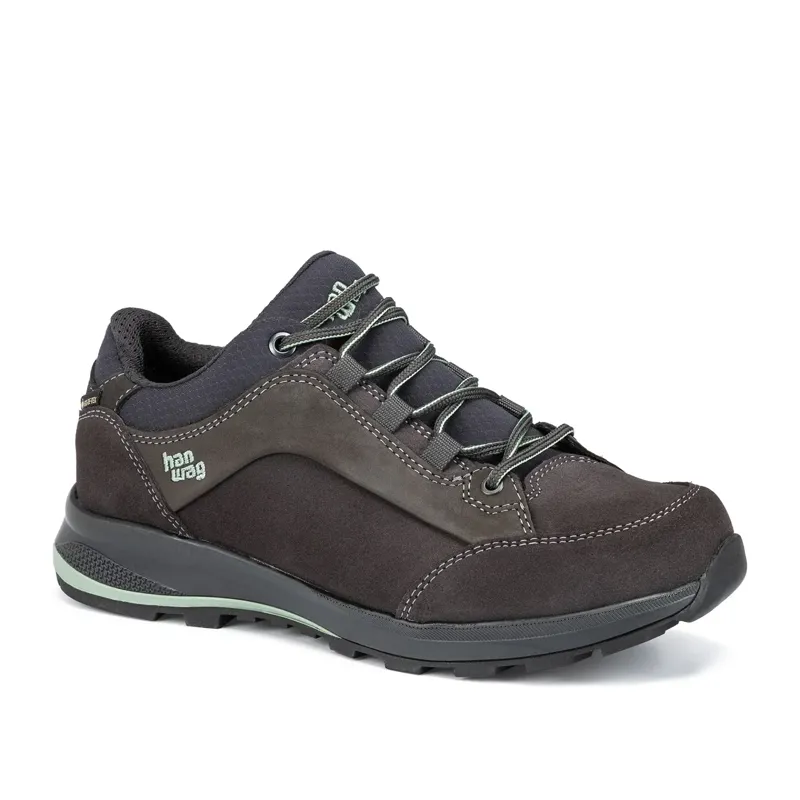 Hanwag Banks Low Bunion Lady GTX Womens in Asphalt/Mint