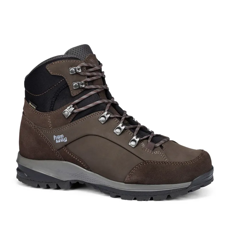 Hanwag Banks StraightFit Extra GTX Mens in Mocca/Asphalt