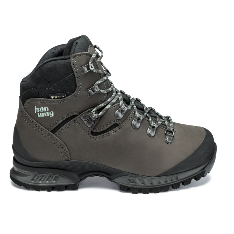 Hanwag Tatra II Wide Lady GTX Boots Womens in Asphalt/Mint