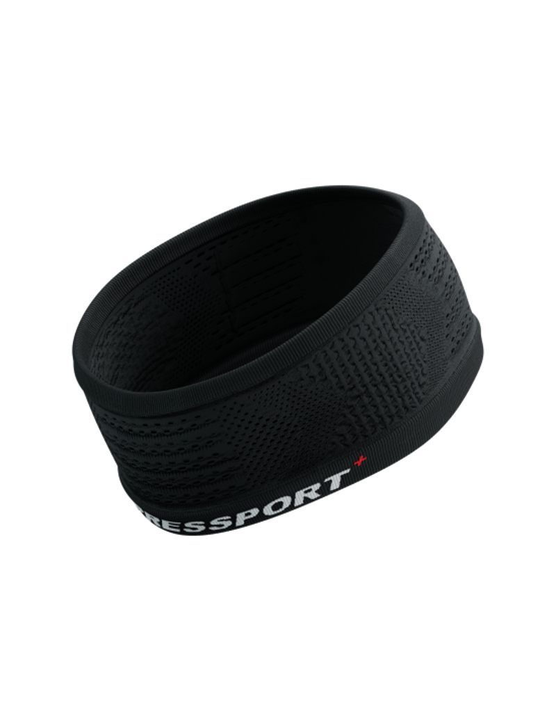 CompresSport Headband On/Off in Black/White-1