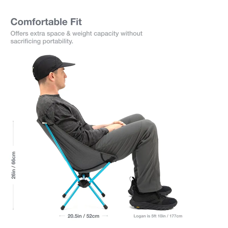 Helinox Chair Zero L Camping Chair in Grey-5