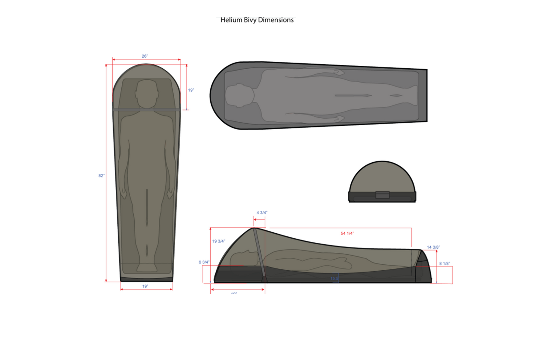 Outdoor Research Helium Bivvy PFAS Free in Coyote Outdoor Research Helium Bivvy PFAS Free in Coyote